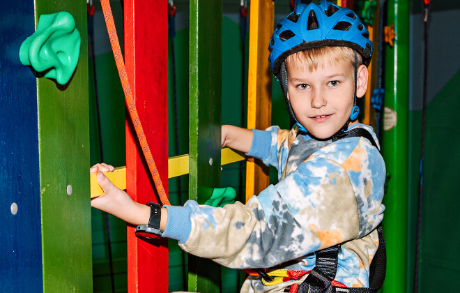 Входной билет «БАЗОВЫЙ + веревочный парк и скалодром» 